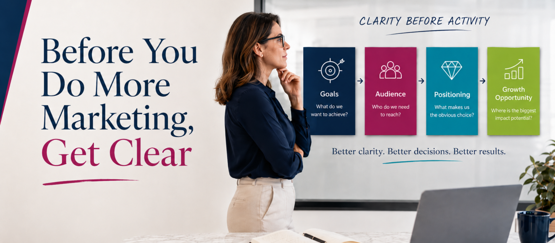 4 Marketing Decisions to Make Before You Do More Marketing